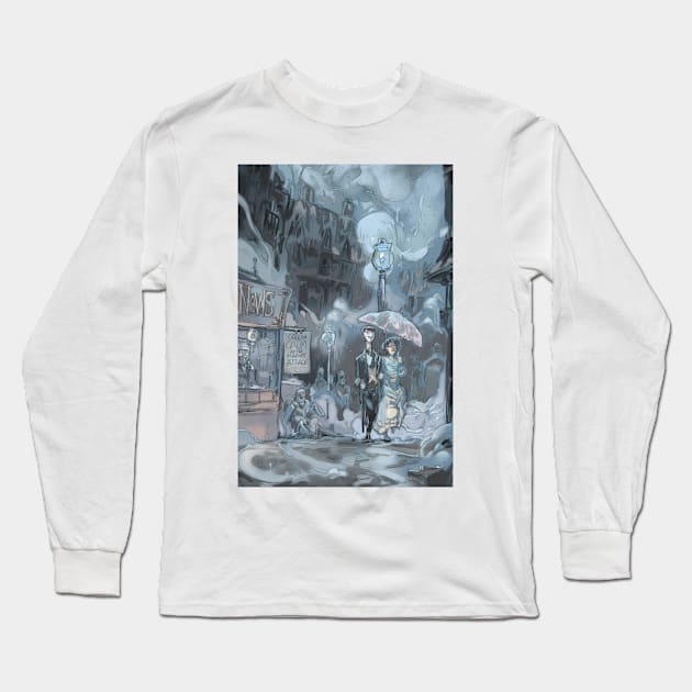Wight Chapel by Day Long Sleeve T-Shirt by Grindwheel Games Store